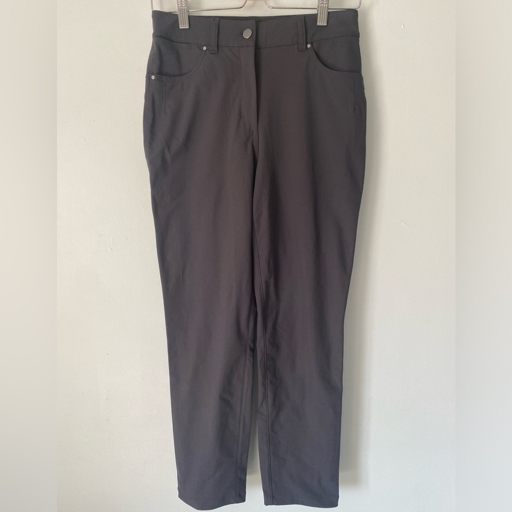 Lululemon City Sleek 5 Pocket Dark Grey Pants Size 6 - Picture 7 of 14